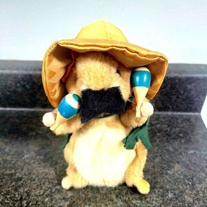 2003 Gemmy Dancing Hamster " Hombre" La Cucharacha